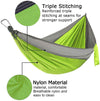 LPOW Camping Furniture Camping Hammock for Outdoors, Backpacking & Camping Gear,Portable Hammocks with 2 Tree Straps, Lightweight Nylon Hammocks for Travel, Beach, Backyard, Hiking,Max Load of 551 lbs